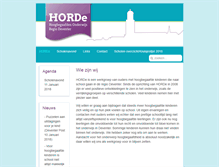 Tablet Screenshot of horde-deventer.nl